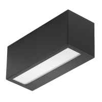 Kinkiet TERRACO DIR E27 PLX IP54 grafit Lena Lighting