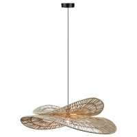Lampa wisząca Rattanowa Raya naturalna 1xE27 Light Prestige