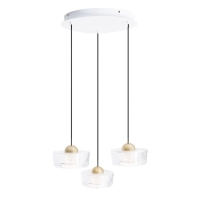 Lampa wisząca Lipari III Round P0543 Maxlight