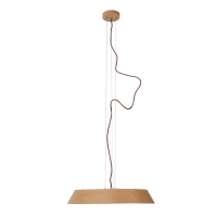 Lampa Wisząca Tamago Oak Wood P0550 Maxlight