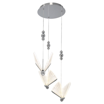 Lampa wisząca Mariposa 3 chrom Light Prestige