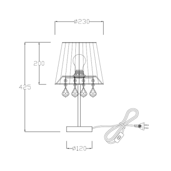 Lampa biurkowa Mona Light Prestige