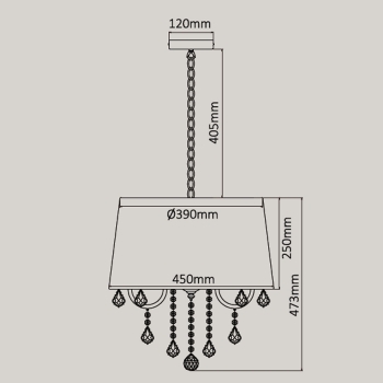 Lampa wisząca Mona Light Prestige