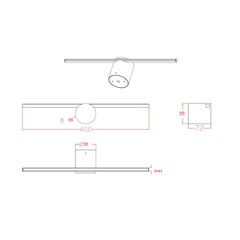 Kinkiet Modern Slim Light Prestige