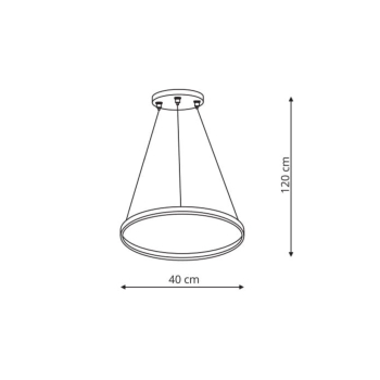 Lampa wisząca Ring Light Prestige