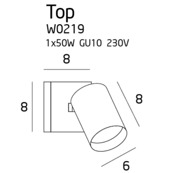 Kinkiet Top W0219 MaxLight