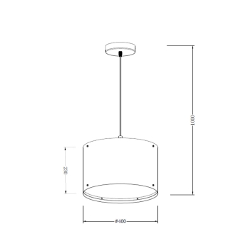 Lampa wisząca Graffiti Style Light Prestige