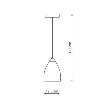 Lampa wisząca Niki 1 transparentna Light Prestige