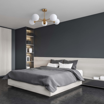 Lampa wisząca Roma 5 złota Light Prestige