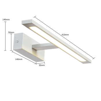 Kinkiet Isla bialy sredni z IP44 3000K Light Prestige