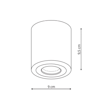 Lampa Faro XL oprawa natynkowa chrom Light Prestige