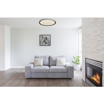 Lampa Vegas średni 4000K czarny Light Prestige