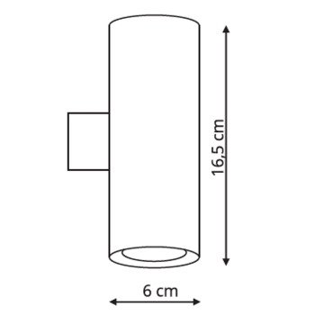 Kinkiet Torre czarny Light Prestige