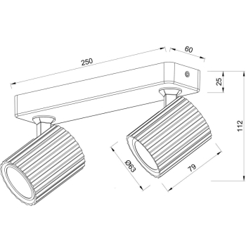 Lampa Tokio 2 biały Light Prestige