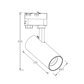 Lampa Ice 1F biały Light Prestige