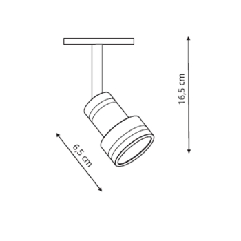 Lampa Storm biały Light Prestige