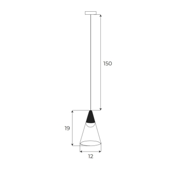 Lampa Wisząca Magnetyczna System Zigbee 6W 187LM 2700/5000K Maxlight