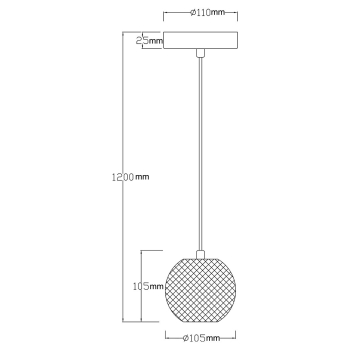 Lampa wisząca Diamond Light Prestige