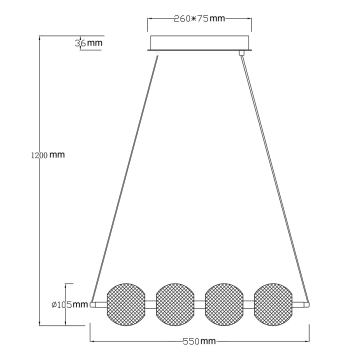 Lampa wisząca Diamond Light Prestige