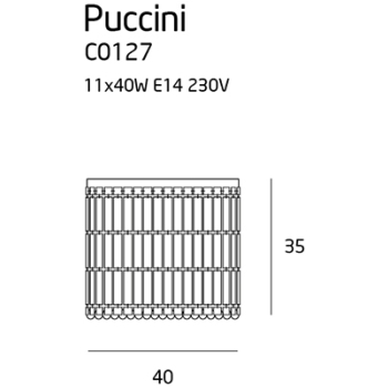 Plafon Puccini C0127 MaxLight