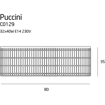 Plafon Puccini C0129 MaxLight