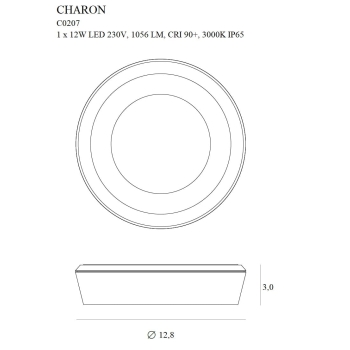 Lampa Szynowa Charon C0207 MaxLight