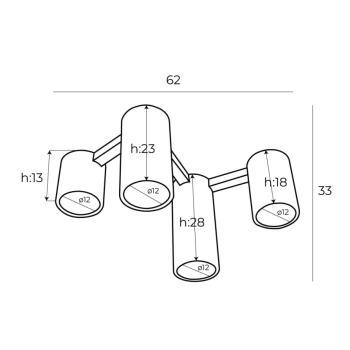 Lampa sufitowa Laxer Maxlight