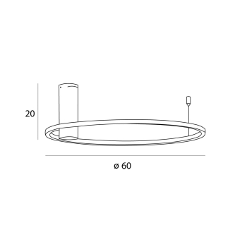 Plafon Queen 60 C0239 Maxlight