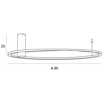 Plafon Queen 80 C0240 Maxlight