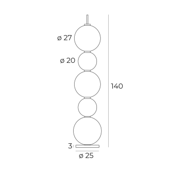 Lampa Stojąca Tama MaxLight