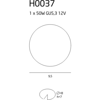 Oprawa Wpustowa Fine H0037 MaxLight