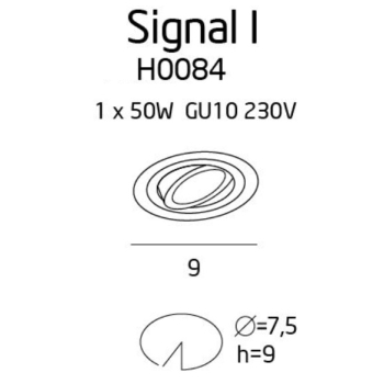 Oprawa Wpustowa Signal I H0084 MaxLight