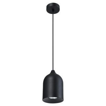 Lampa wisząca metalowa Nilo czarna 1xGU10 Light Prestige