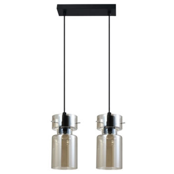 Lampa wisząca podwójna Nivio dymna 2xE27 Light Prestige
