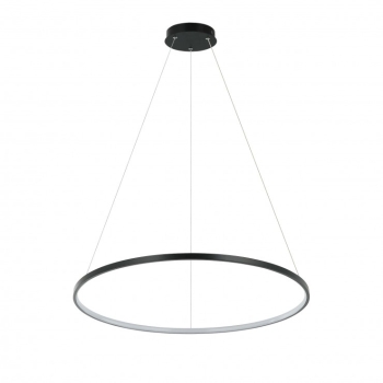 Lampa wisząca Ring średnia czarna 3000K Light Prestige