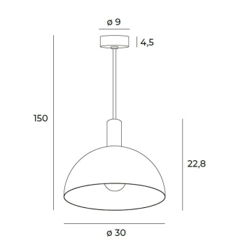 Lampa Wisząca P0473 Luisant MaxLight