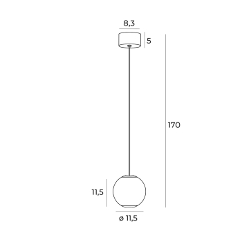 Lampa Wisząca P0487 Nobile MaxLight