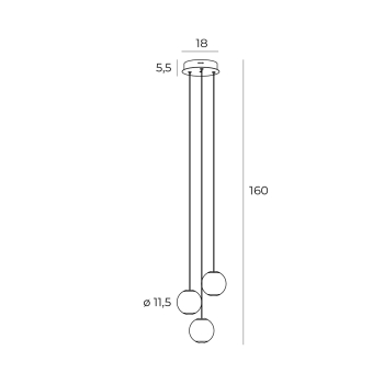 Lampa Wisząca P0479 Nobile MaxLight