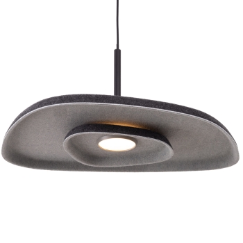 Lampa wisząca Deux Black&Grey P0560 Maxlight