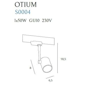 Lampa Szynowa Otium S0004 MaxLight