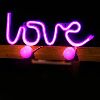 Neon LED LOVE TelForceOne