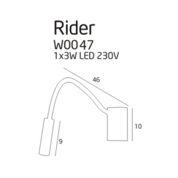 Kinkiet Rider W0047 MaxLight