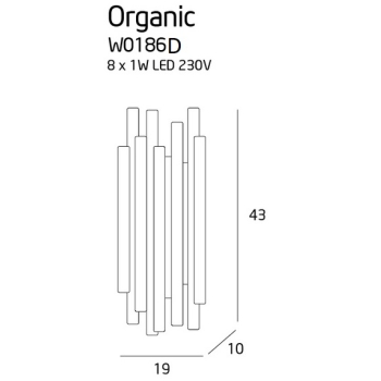 Kinkiet Organic W0186D MaxLight