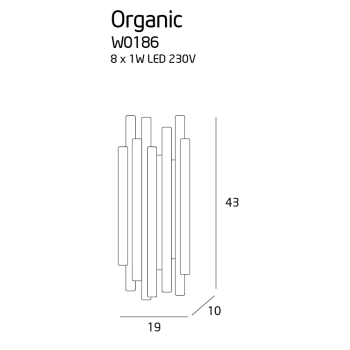 Kinkiet Organic W0186 MaxLight