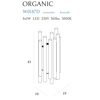 Kinkiet Organic W0187D MaxLight