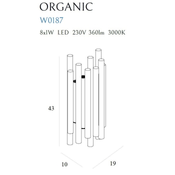 Kinkiet Organic W0187 MaxLight