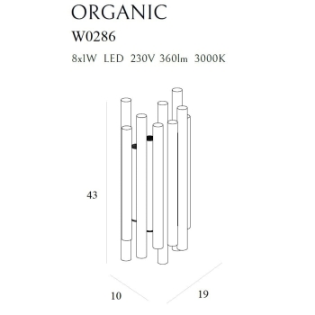 Kinkiet Organic W0286 MaxLight