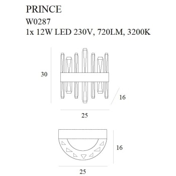 Kinkiet Prince W0287 MaxLight