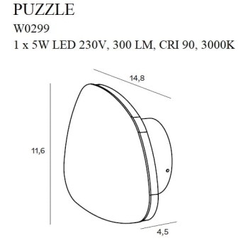 Kinkiet Puzzle W0299 MaxLight