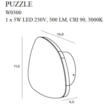 Kinkiet Puzzle W0300 MaxLight